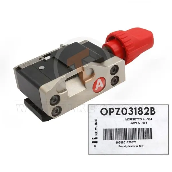 Keyline Mâchoire Rouge A pour Machine à Clés Laser 994 OPZ03182B Pince Keyline Mâchoire Rouge A pour Machine à Clés Laser 994 OPZ03182B Pince