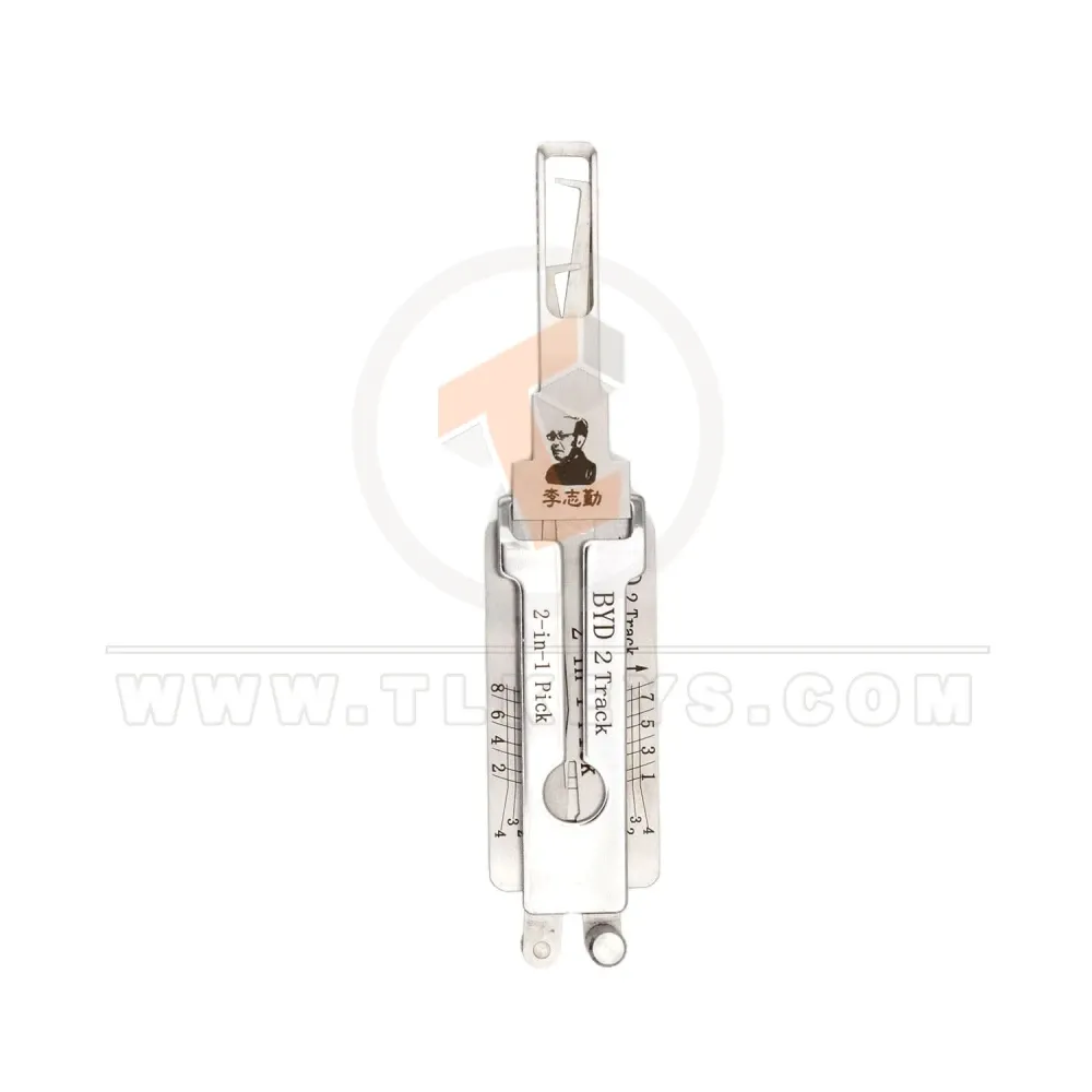 Original lishi byd 2 track 2 in 1 lock pick and decoder byd front