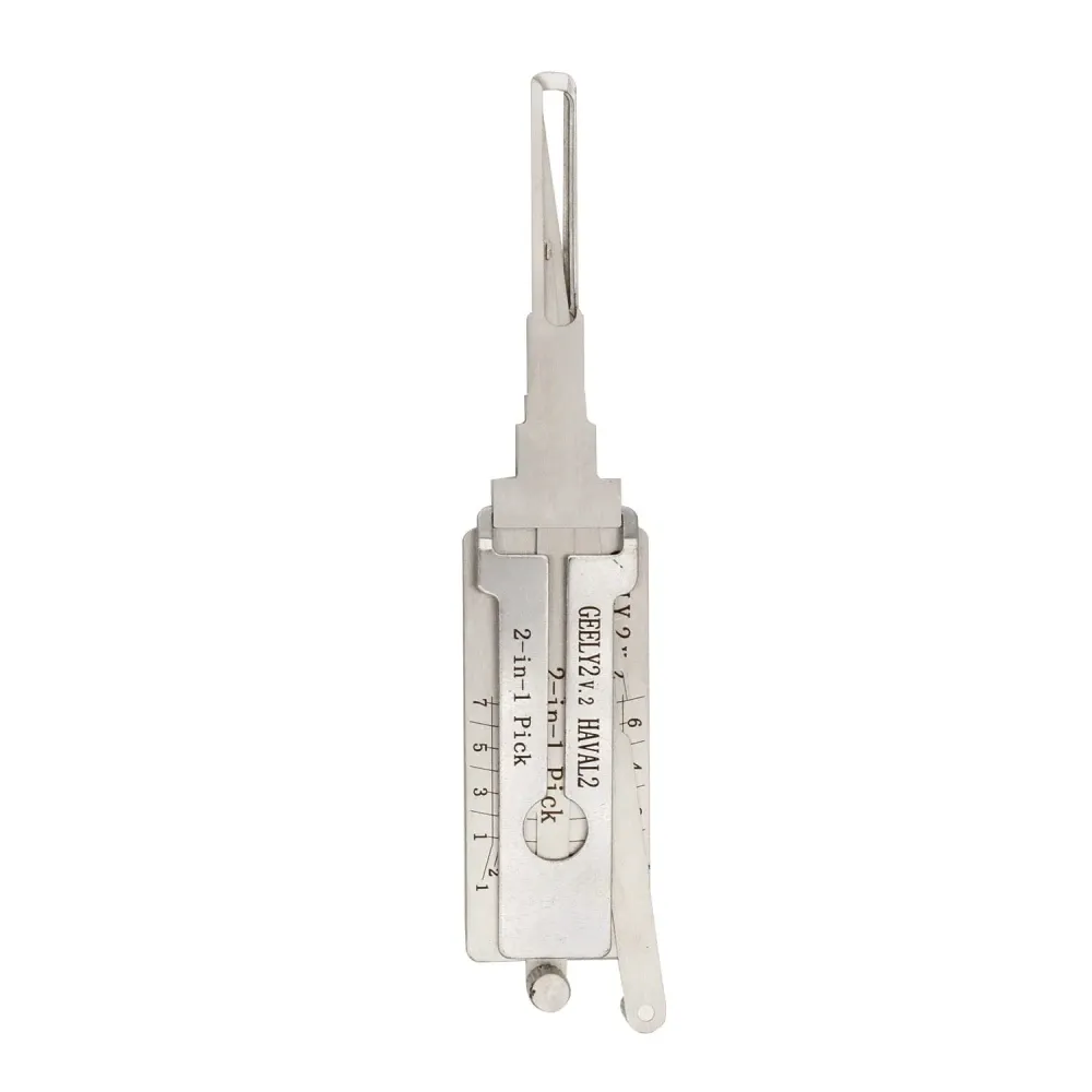 Original lishi geely2 v 2 haval2 2 in 1 pick decoder tool front Original lishi geely2 v 2 haval2 2 in 1 pick decoder tool front