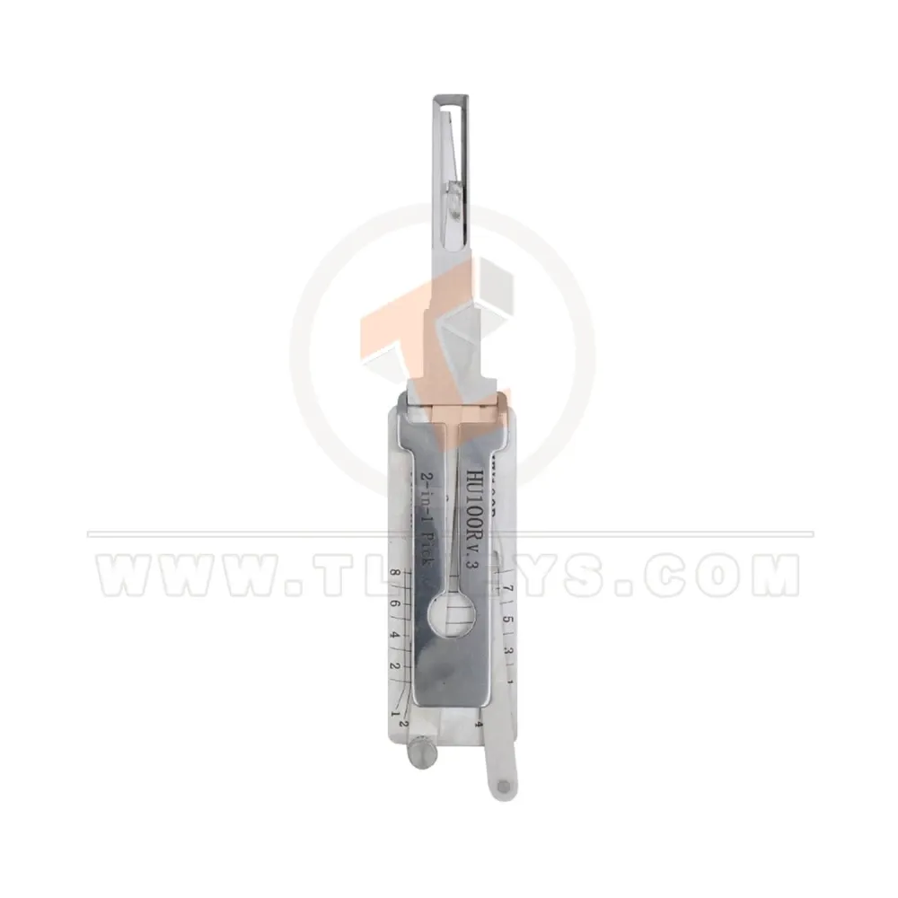 Original lishi 2 in 1 pick decoder tool hu100r v3 ag