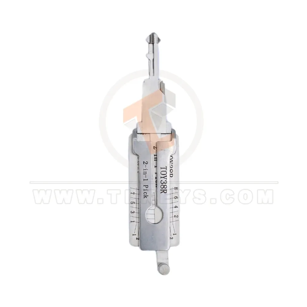 Original lishi 2 in 1 pick decoder tool toy38r dh4r tr40 front Original lishi 2 in 1 pick decoder tool toy38r dh4r tr40 front