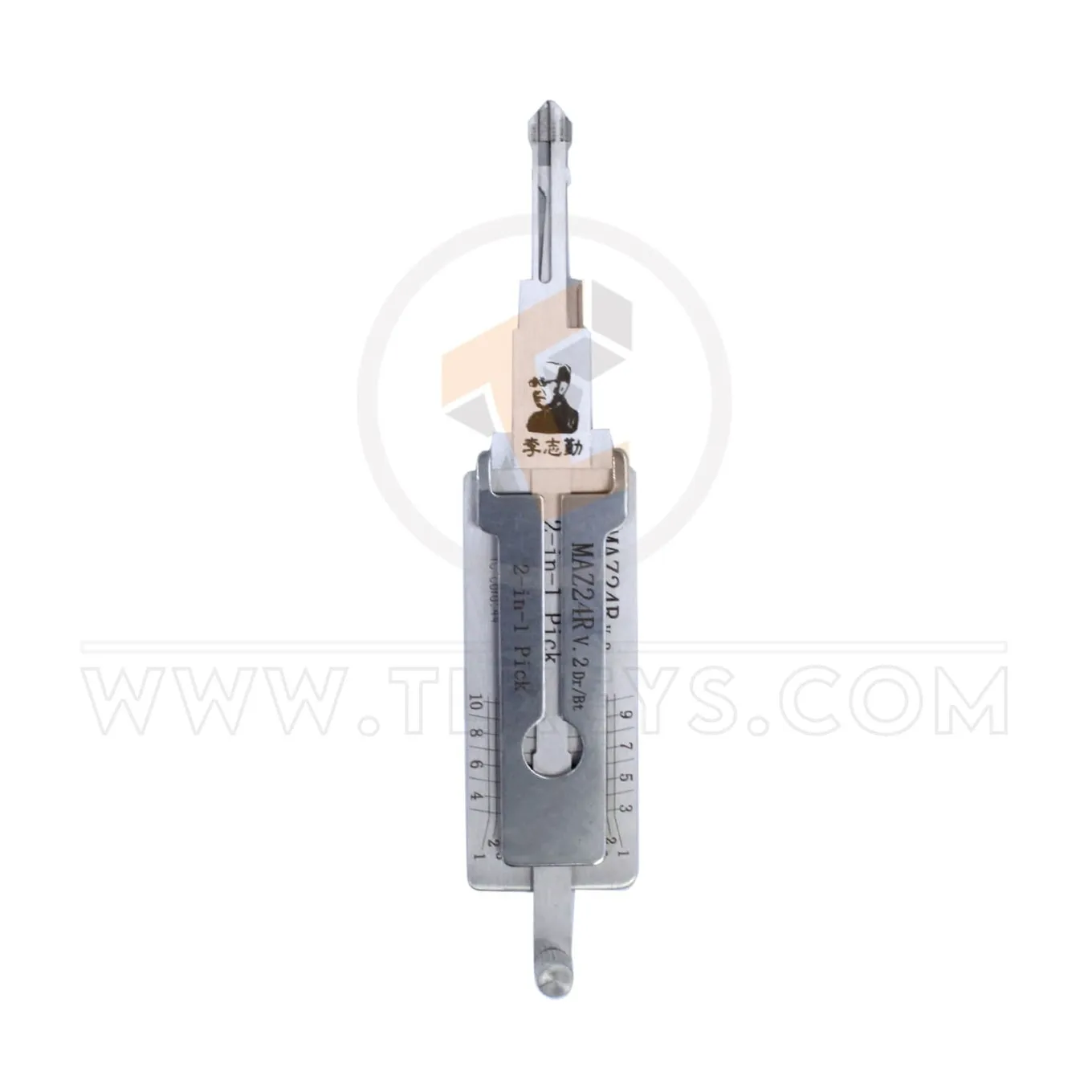 Original Lishi MAZ24R V.2 Dr/Bt 2 in 1 Car Decoder opening tools