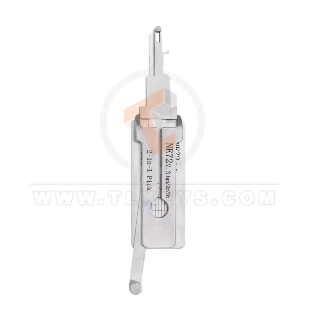 Original lishi 2 in 1 pick decoder tool ne72 v3 front Original lishi 2 in 1 pick decoder tool ne72 v3 front