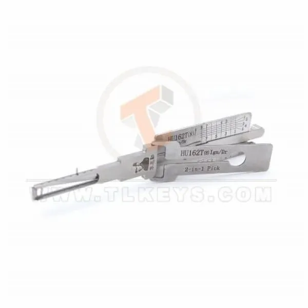 Lishi HU162T + (8) AG (VAG2015) + AG 2 pistes 8, profil de lame de coupe d'origine HU162T