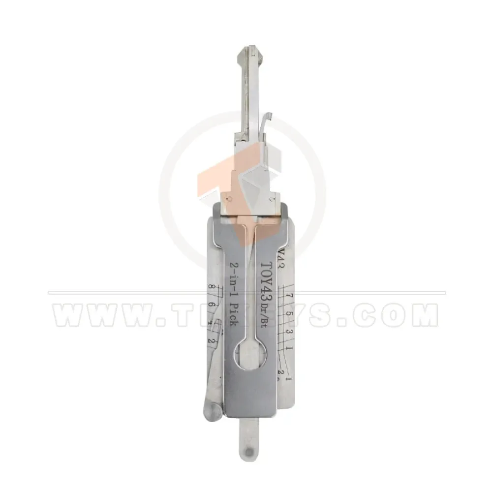 Original lishi toy43 2 in 1 pick decoder front Original lishi toy43 2 in 1 pick decoder front