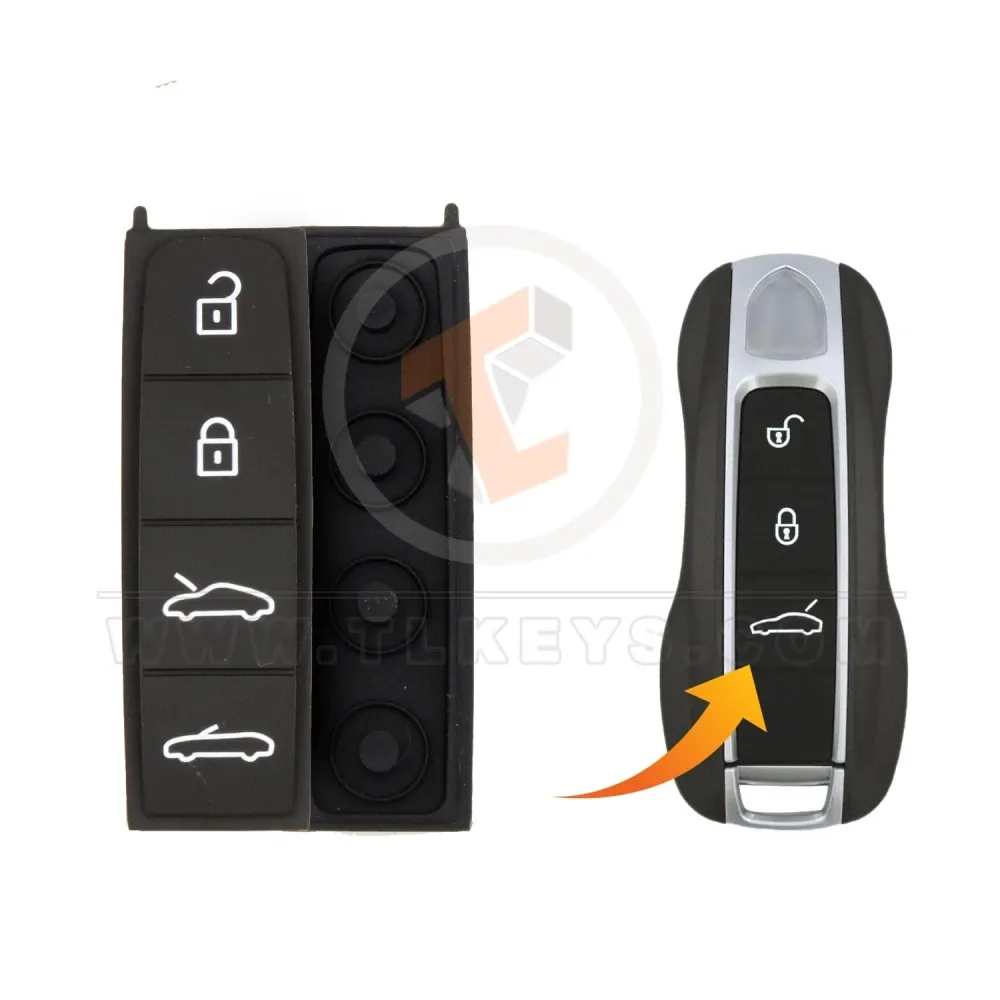 Replacement rubber pad 4 buttons for porsche 2017 2021 2nd style Replacement rubber pad 4 buttons for porsche 2017 2021 2nd style