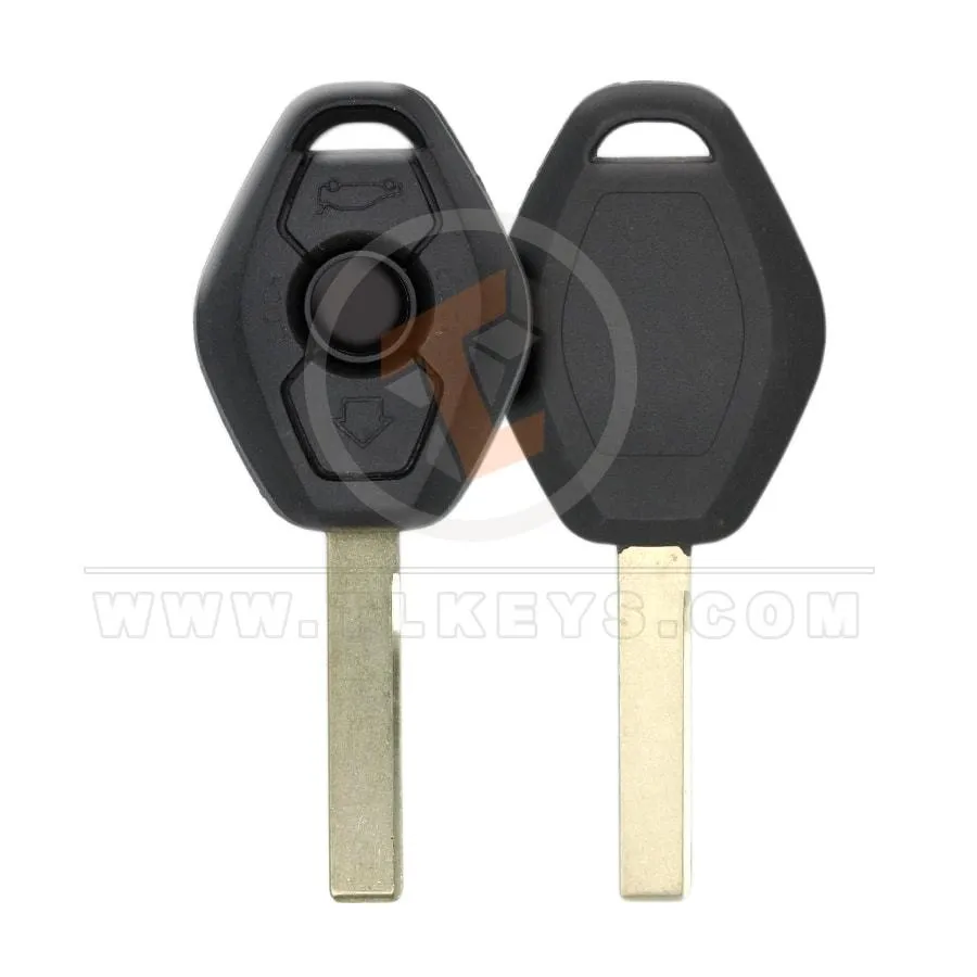 Clé à distance BMW 434MHz 3 boutons ID de marché secondaire 46 PCF7942 Type à distance Clé à distance