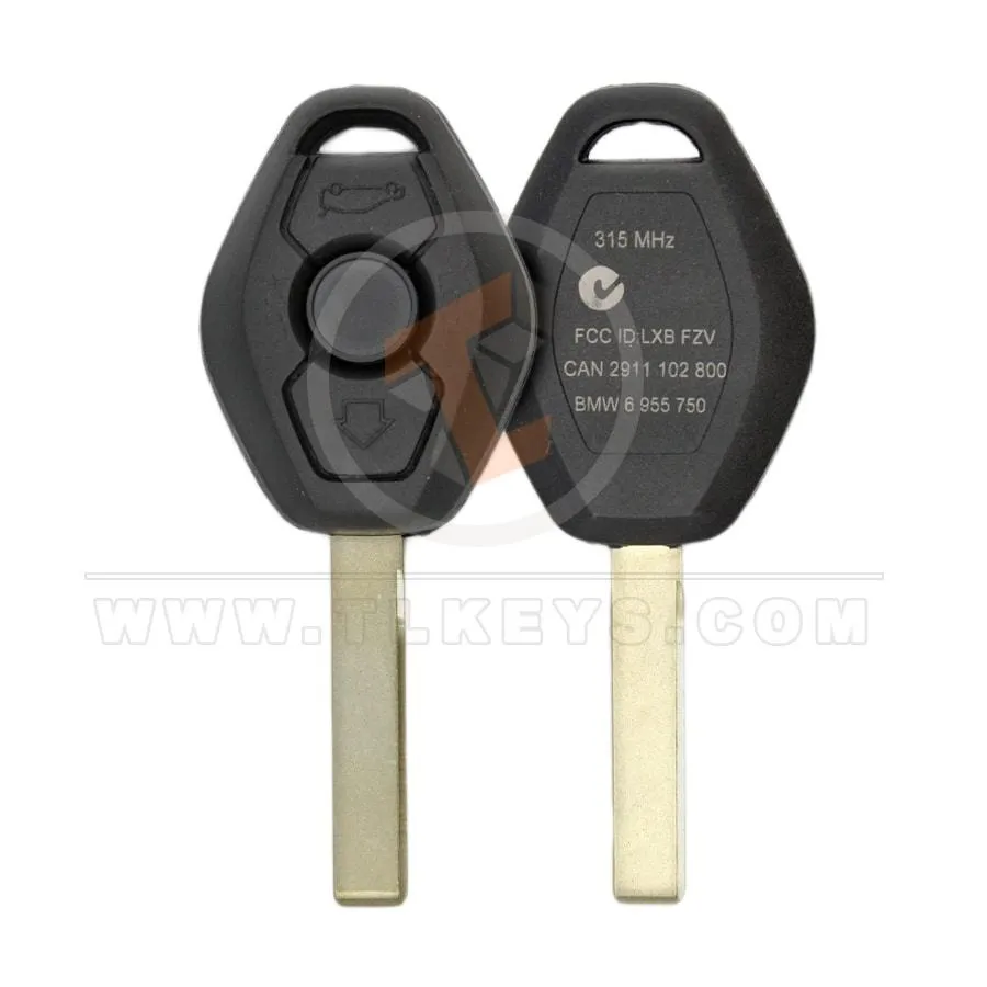 BMW Head Key Remote 2000 2009 315MHz 3 Buttons Remote Type Head Key Remote BMW Head Key Remote 2000 2009 315MHz 3 Buttons Remote Type Head Key Remote