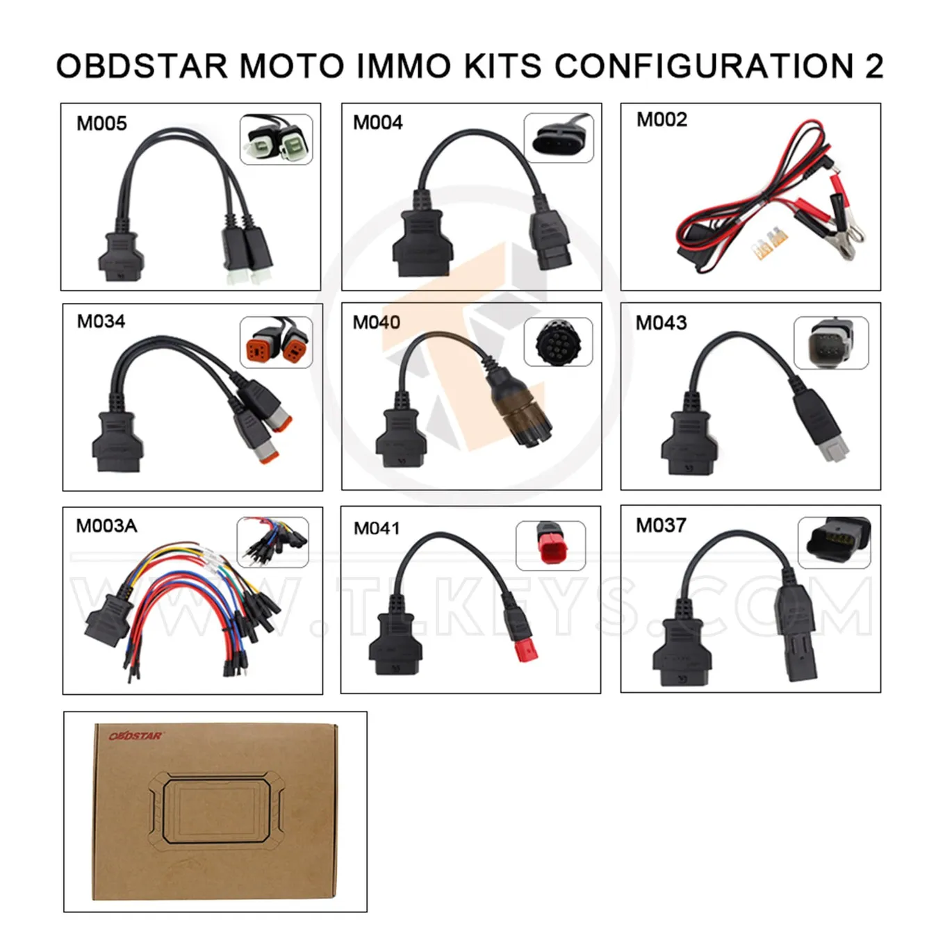Kits OBDSTAR MOTO Immo Configuration 2 Appareils compatibles X300 Pro4