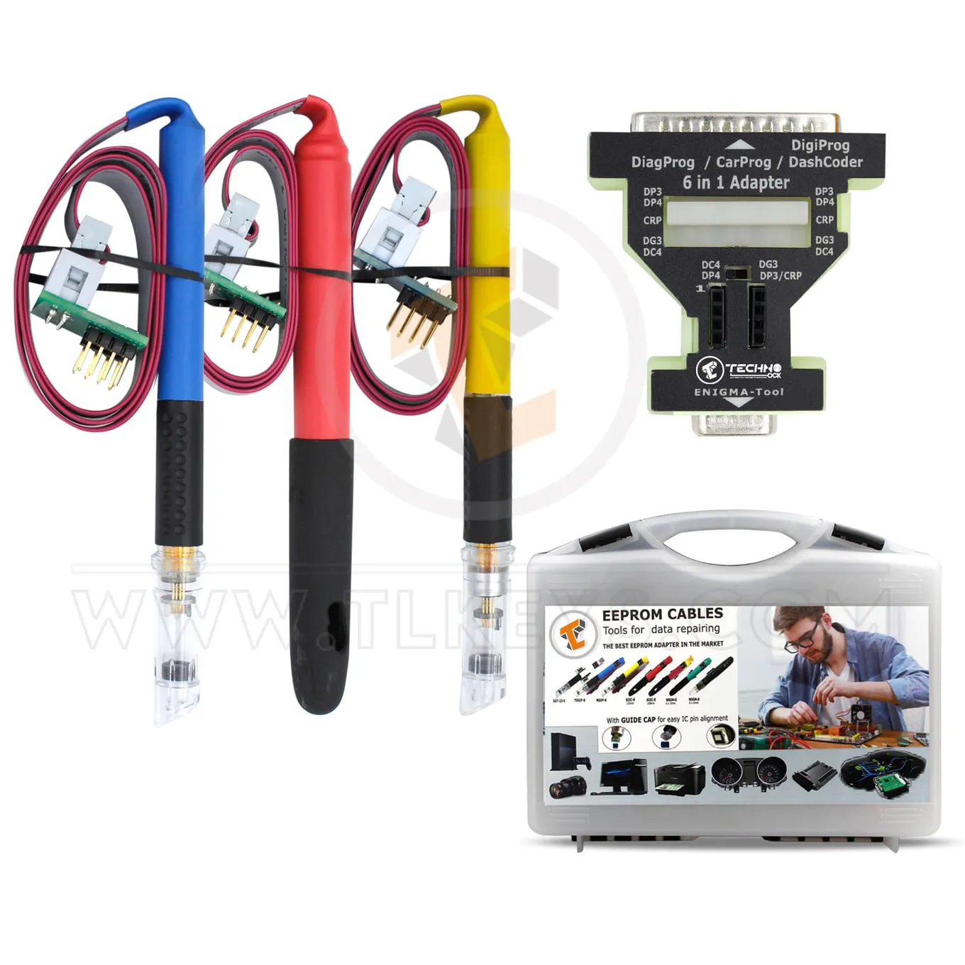 Pogo Eeprom Adapter Cables TSSOP 8 MSOP 8 SOIC 8 to DIP 8 cables