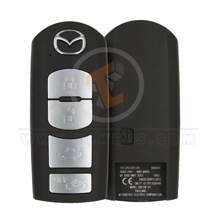 Original MAZDA MAZDA3 CX 5 Smart Proximity 2013 2019 P/N: GHY1 67 5DY Remote Type Smart Proximity