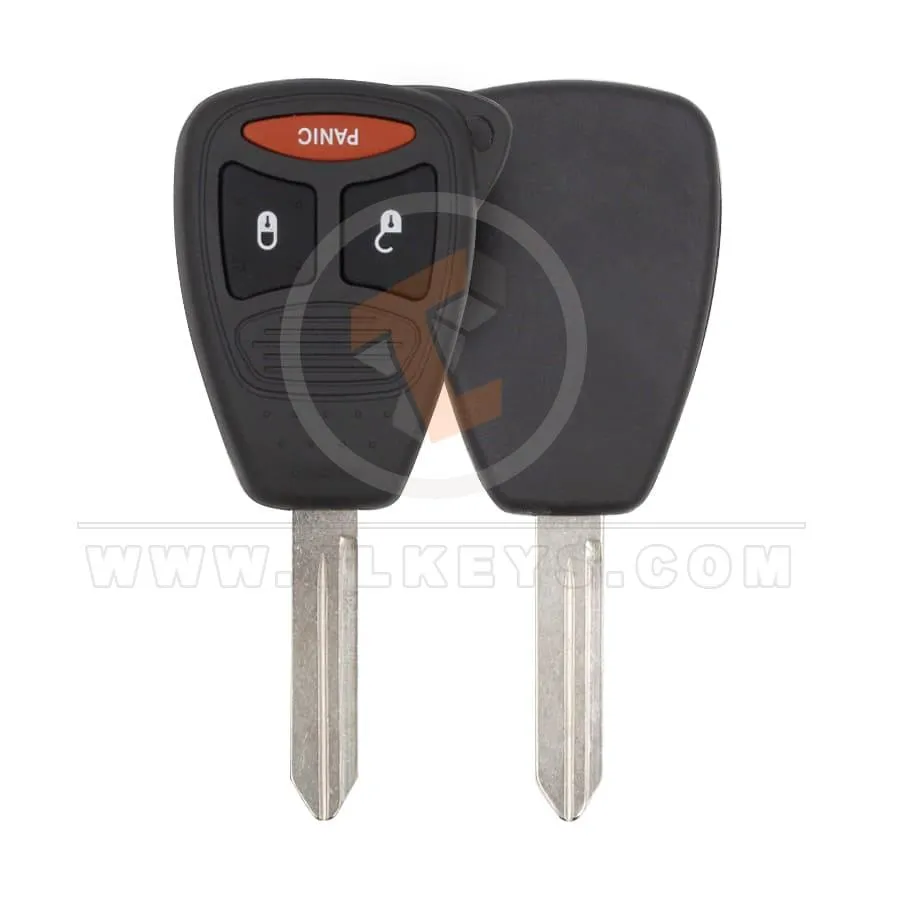 Chrysler Dodge Jeep Head Key Remote Shell 2+1 Buttons Aftermarket Brand Buttons 3