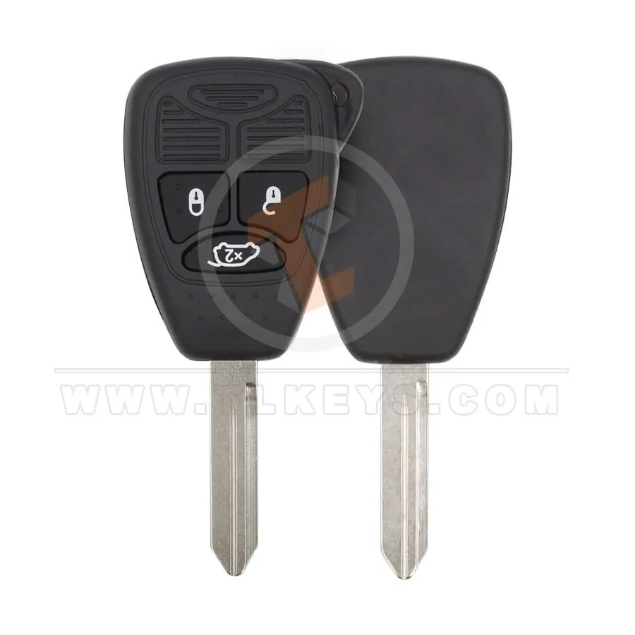 Chrysler Dodge Jeep Head Key Remote Shell 3 Buttons with Big trunk Buttons 3 Chrysler Dodge Jeep Head Key Remote Shell 3 Buttons with Big trunk Buttons 3