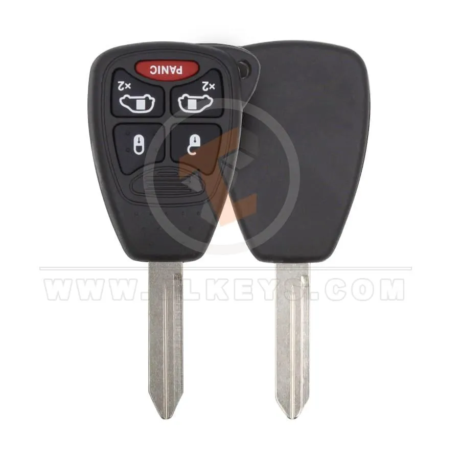 Chrysler Dodge Jeep Head Key Remote Shell 4+1 Buttons Aftermarket Brand Buttons 5 Chrysler Dodge Jeep Head Key Remote Shell 4+1 Buttons Aftermarket Brand Buttons 5