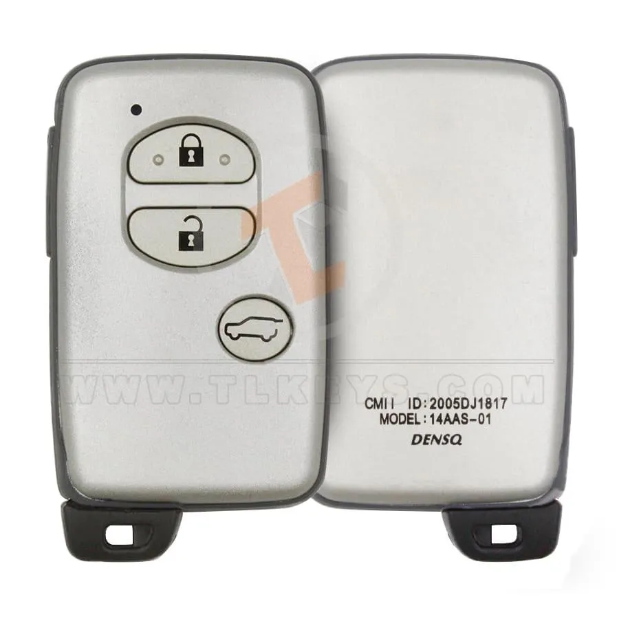 Toyota Land Cruiser Prado 2010 2018 Smart Key Remote Shell 3 Boutons Boutons 3