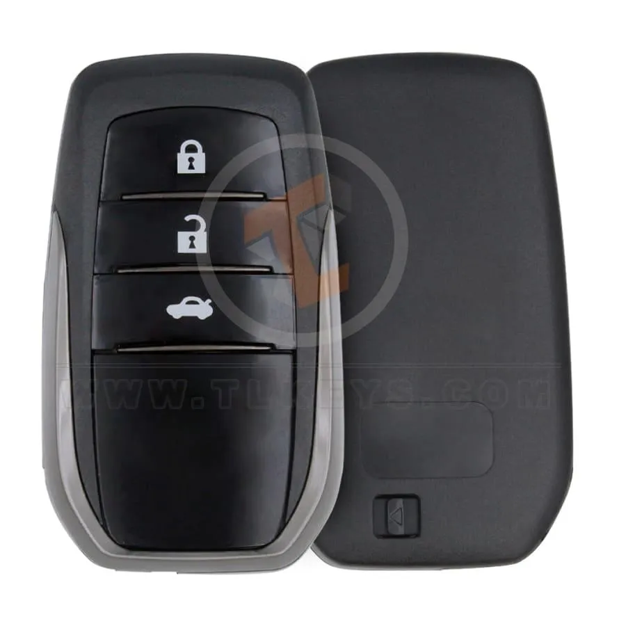 Toyota Smart Key Remote Shell 3 Buttons (Works With Lonsdor Keydiy Xhorse Board) Aftermarket Brand Buttons 3 Toyota Smart Key Remote Shell 3 Buttons (Works With Lonsdor Keydiy Xhorse Board) Aftermarket Brand Buttons 3