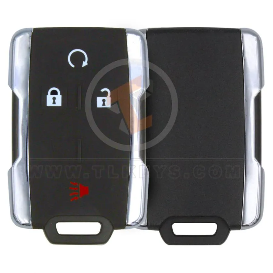 GMC 2017 2021 Chrome Normal Key Remote Shell 3+1 Buttons Buttons 4