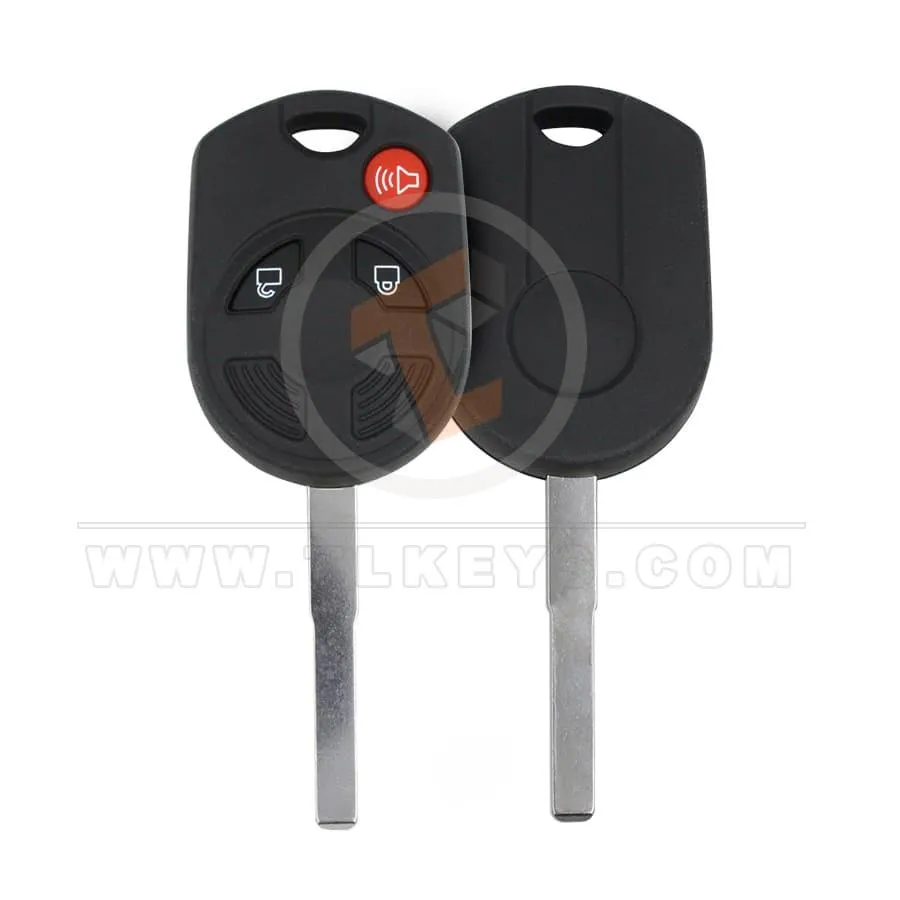 Ford Head Key Remote Shell 2+1 Buttons HU101 Blade Buttons 3