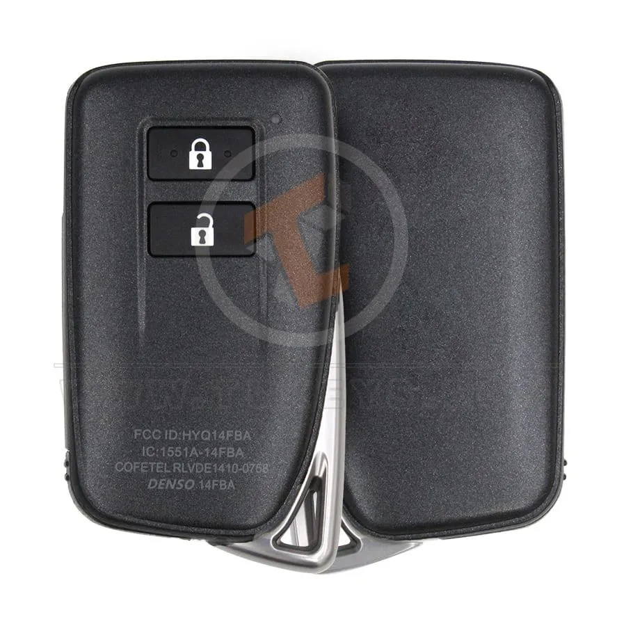 Lexus tous les modèles 2013 2020 Smart Key Remote Shell Clé/lame d'urgence incluse