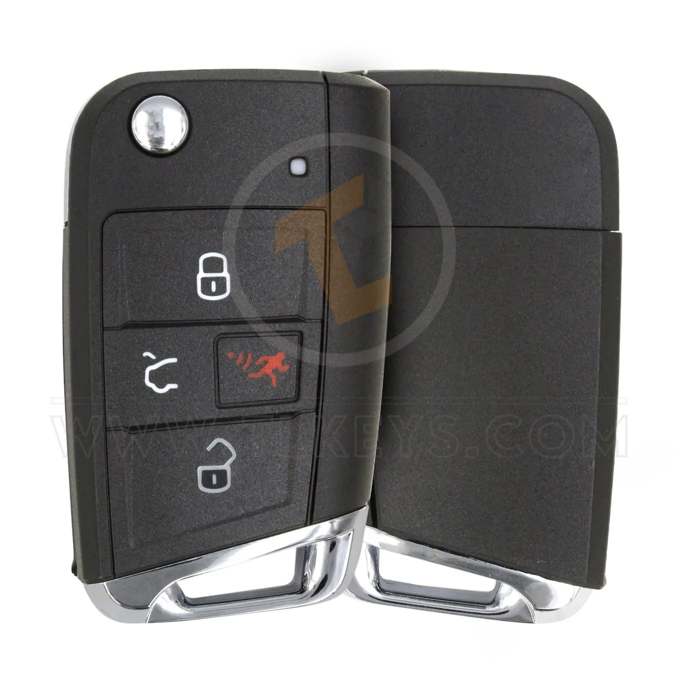 VW 2015 Flip Remote Key Shell 4B Aftermarket Remote Shell Type Flip Remote Shell