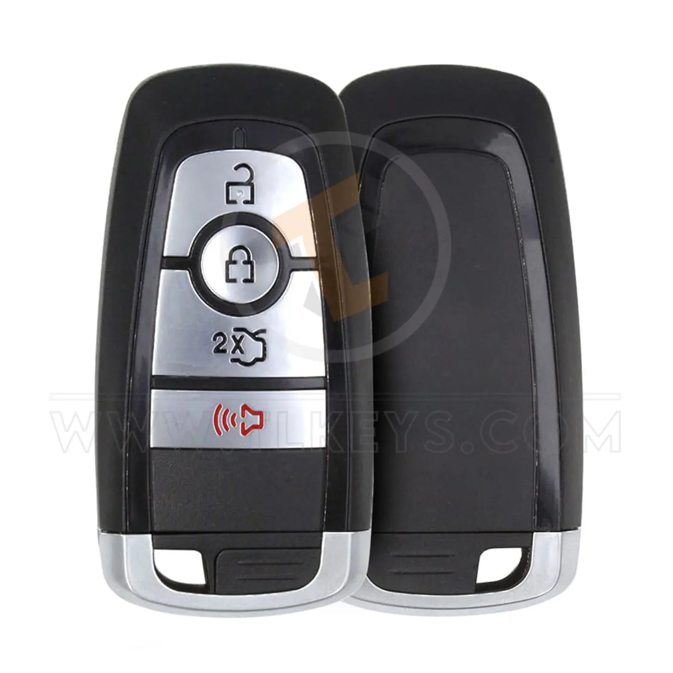 Ford Smart Key Remote Shell 3+1 Buttons Sedan Trun Emergency Key/blade Included