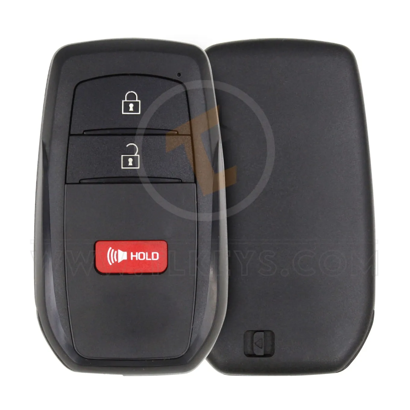 Toyota Smart Key Shell 2+1 Buttons Aftermaket Emergency Key/blade Included