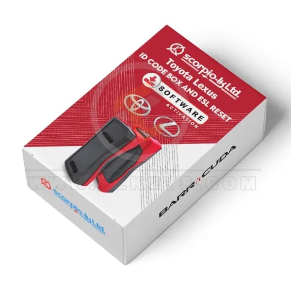 Barracuda Toyota Lexus ID Code Box And ESL Reset Software Activation software