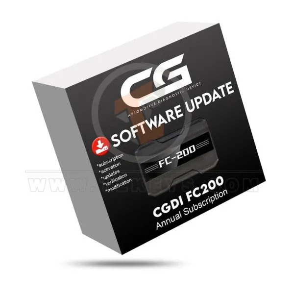 CGDI FC200 Annual Subscription software