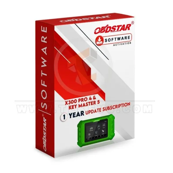 Logiciel d'abonnement à la mise à jour d'un an OBDStar X300 Pro4 et KeyMaster5
