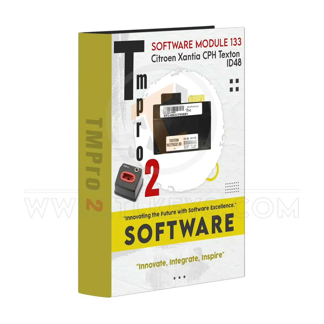 TMPRO Tmpro 2 Tmpro 2 Software module 133 – Citroen Xantia CPH Texton ID