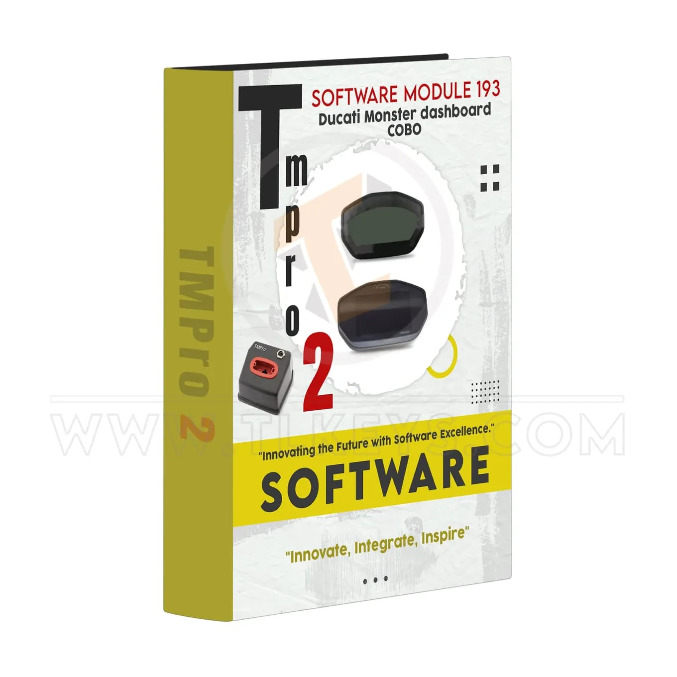 Software Tmpro 2 Tmpro 2 Software module 193 – Ducati Monster dashboard COB