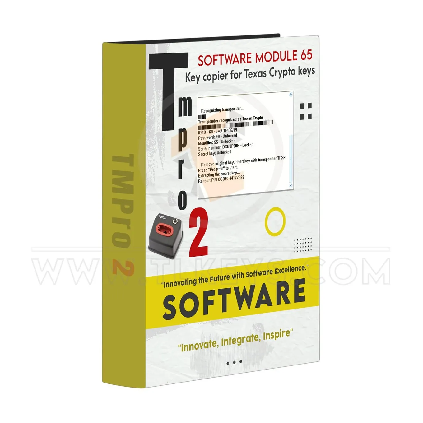 TMPRO Tmpro 2 Tmpro 2 Software module 65 – Key copier for Texas Crypt
