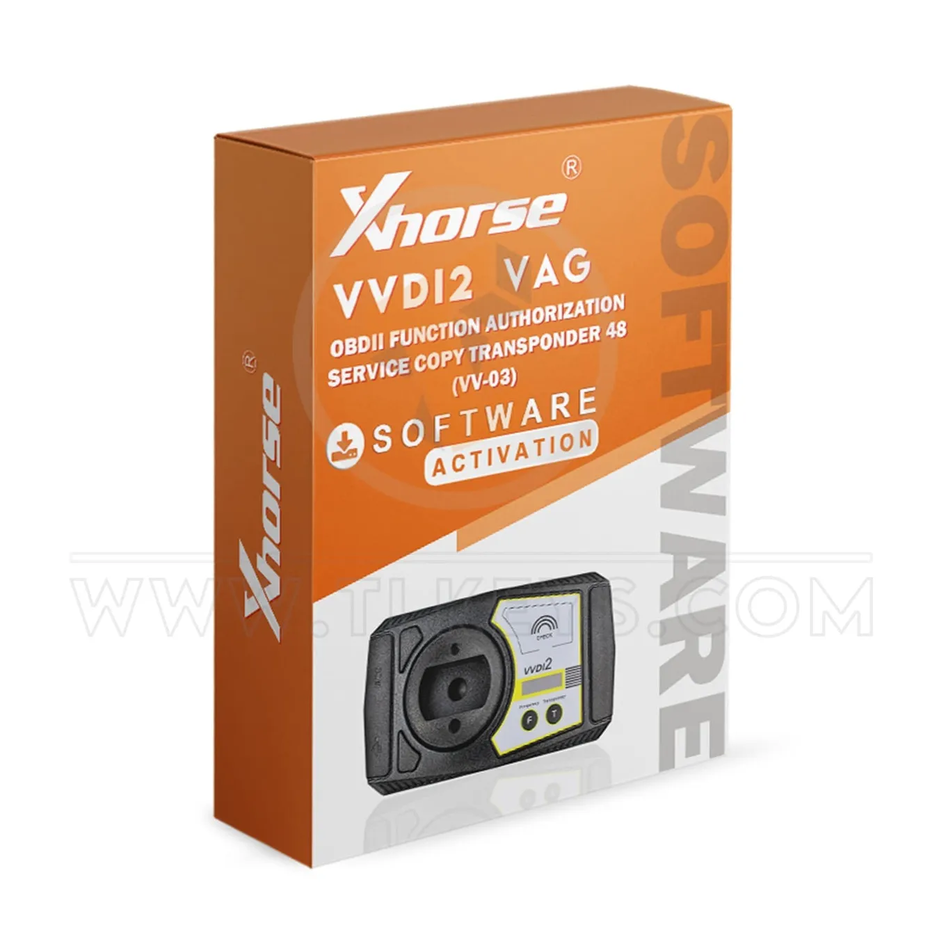 Xhorse VVDI2 VAG OBDII Function Authorization Service Copy Transponder software