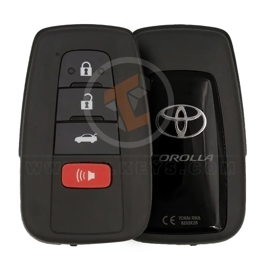 Véritable Proximité Intelligente Toyota Corolla 2018 2022 433 MHz 4 Boutons Type À Distance Proximité Intelligente