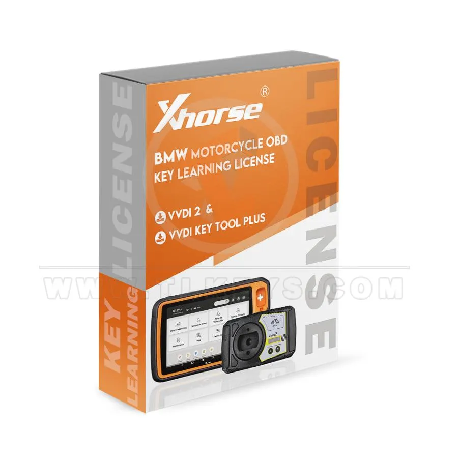Xhorse BMW Motorcycle OBD Key Learning License Authorization software Xhorse BMW Motorcycle OBD Key Learning License Authorization software