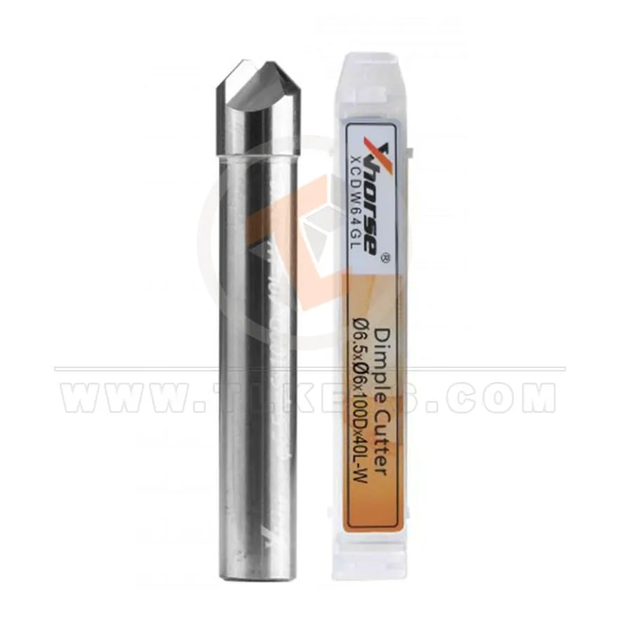 XHORSE XCDW64GL Coupeur de fossettes de 6,5 mm Coupeur de travail externe