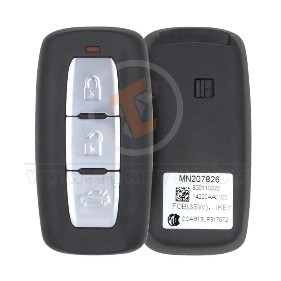 Original Mitsubishi Smart Proximity P/N: MN207826 433MHz 3 Buttons Remote Type Smart Proximity