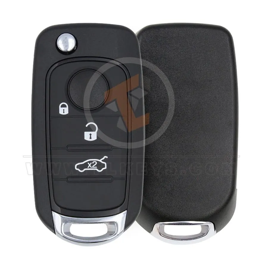 FIAT 500X Flip Key Remote 433MHz 3 Buttons Remote Type Flip Key Remote