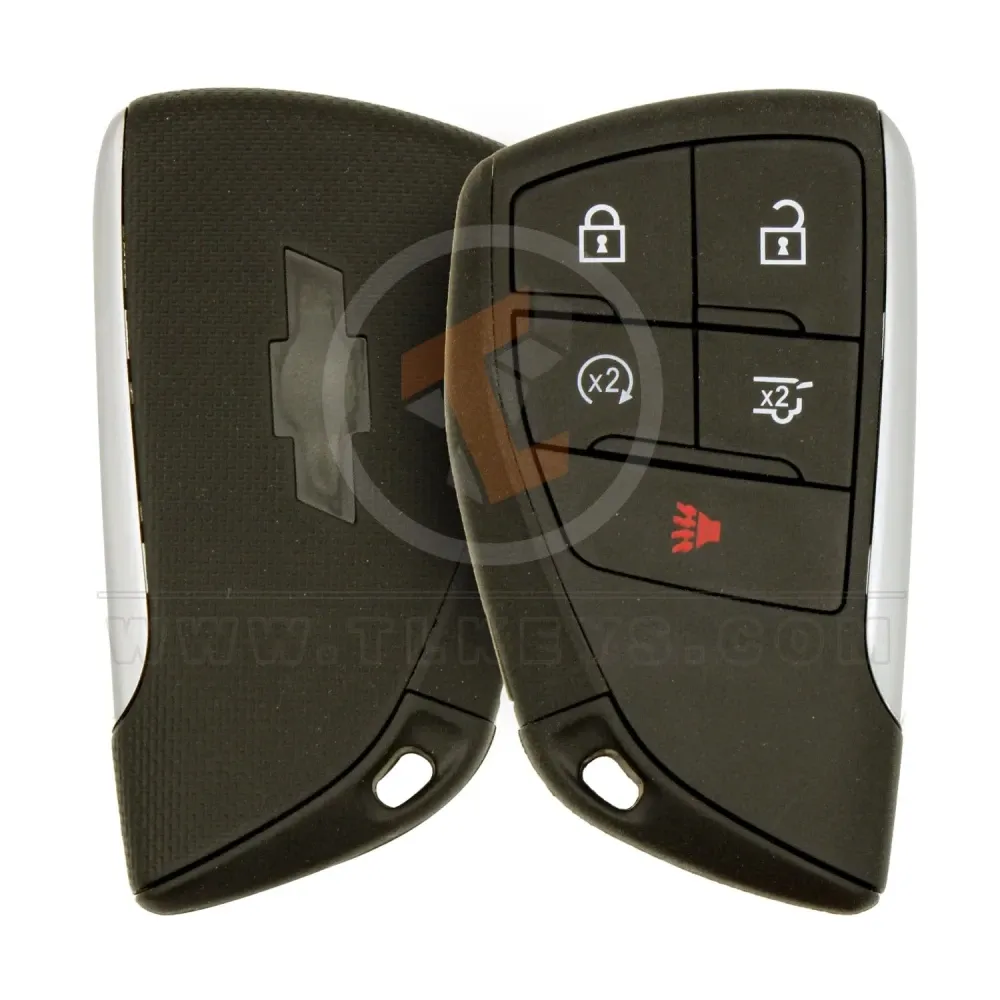 Chevrolet 2021 2024 smart key remote shell 5 buttons window