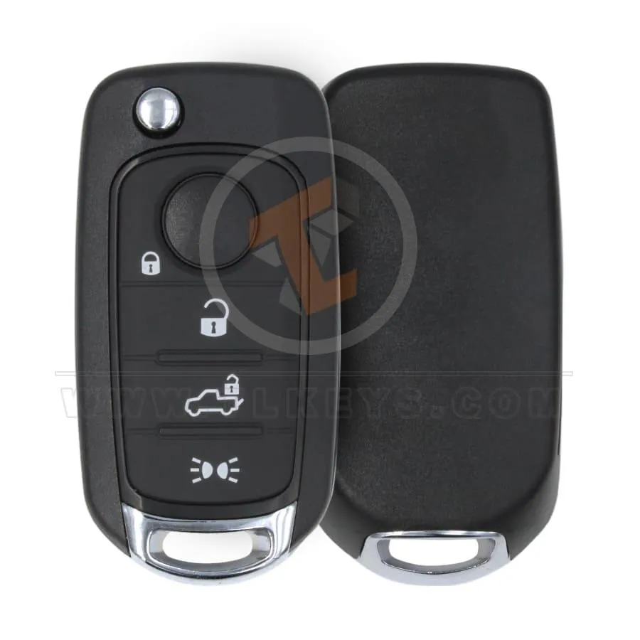 Flip Key Remote 433MHz 4 Buttons Aftermarket MEGAMOS AES Remote Type Flip Key Remote
