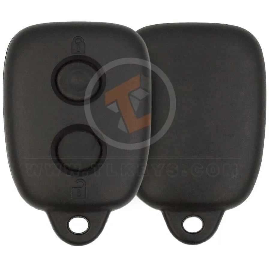 Remote Key Toyota Avanza 1998 2005 434MHz 2 Buttons Aftermarket Remote Type Remote Key
