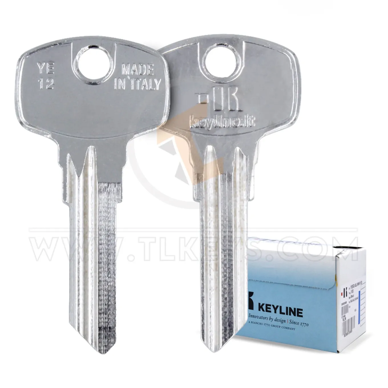 Keyline Premium Steel Keyline Door Keys YE12 Durable