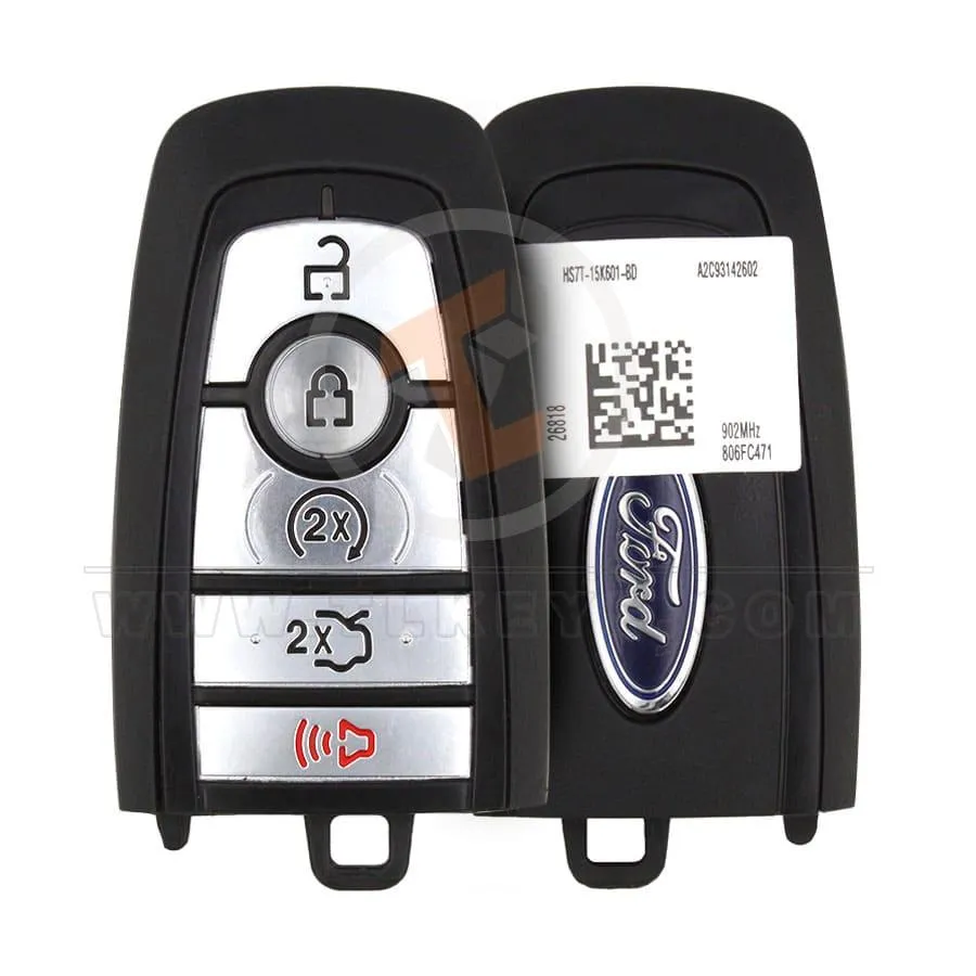 Genuine Ford Smart Proximity P/N: HS7T 15K601 BD 902MHz 5 Buttons Remote Type Smart Proximity