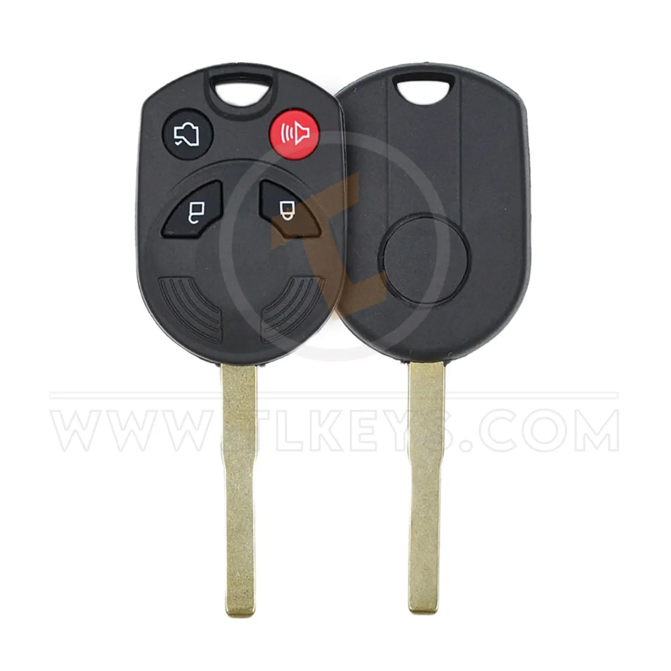 Ford Fusion Head Key Remote 315MHz 4 Buttons Remote Type Head Key Remote