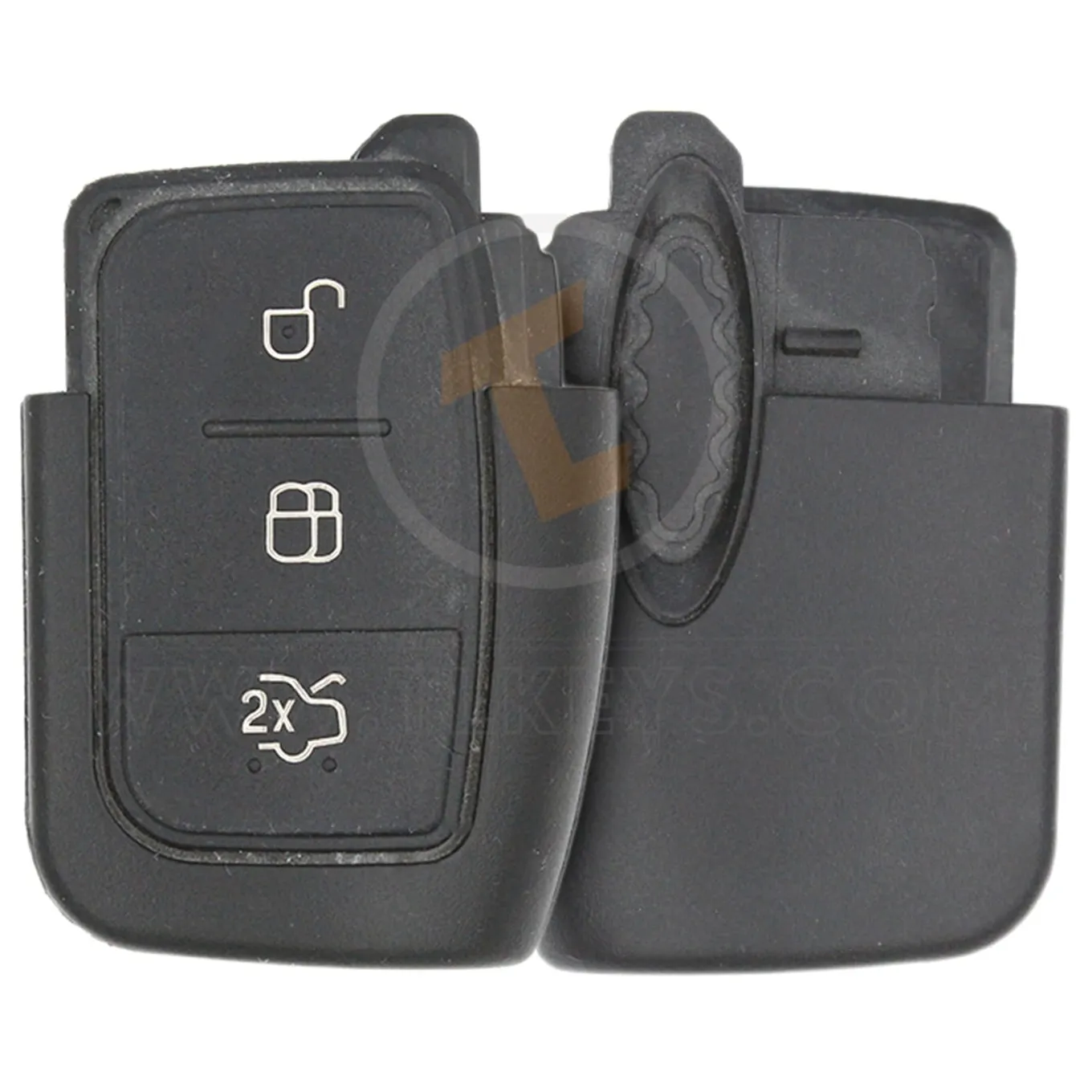 Head Key Remote Ford EcoSport Fiesta 2005 433MHz 3 Buttons Aftermarket Frequency 433MHz