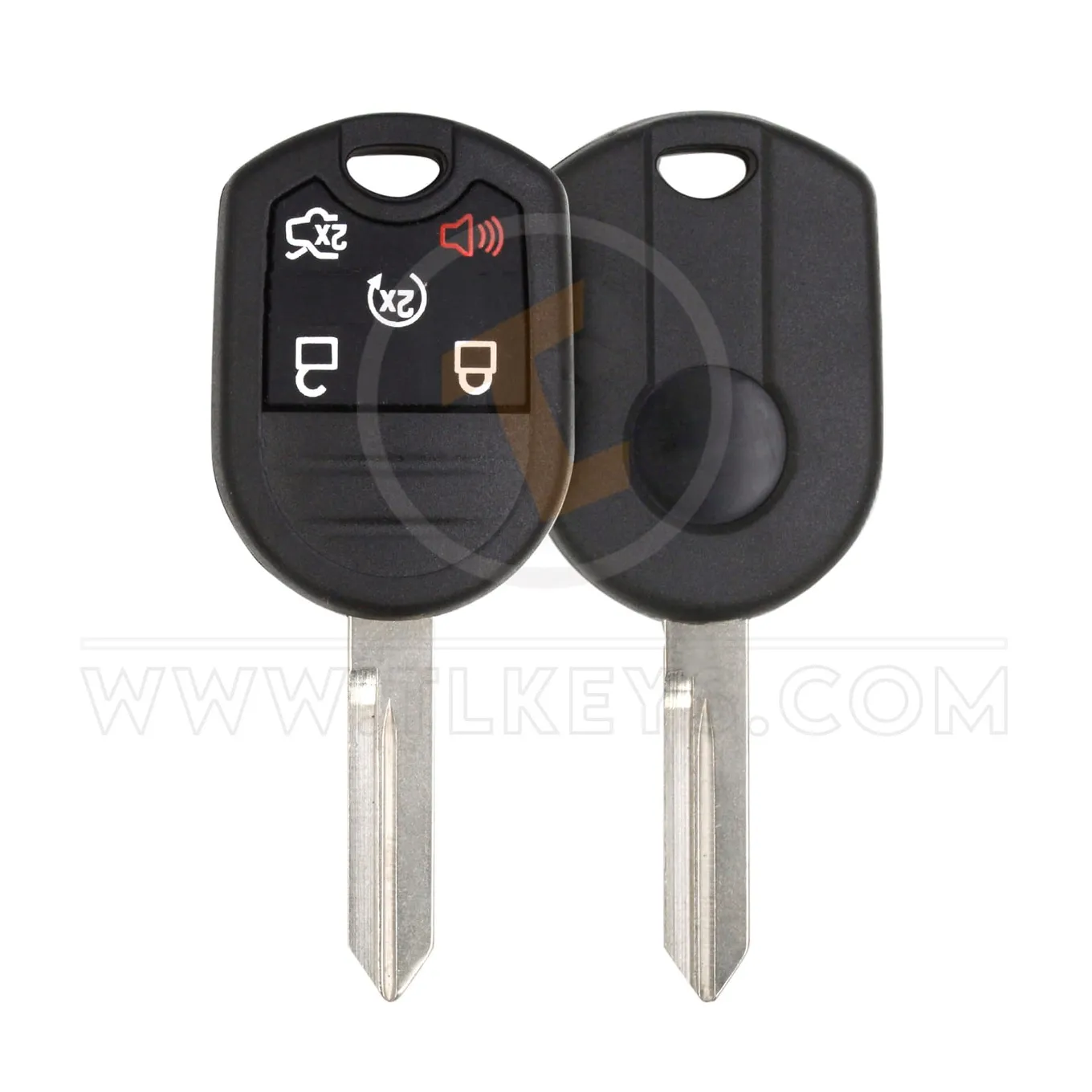 Ford Head Key Remote 5 Buttons 433MHz Aftermarket Buttons 5 Ford Head Key Remote 5 Buttons 433MHz Aftermarket Buttons 5