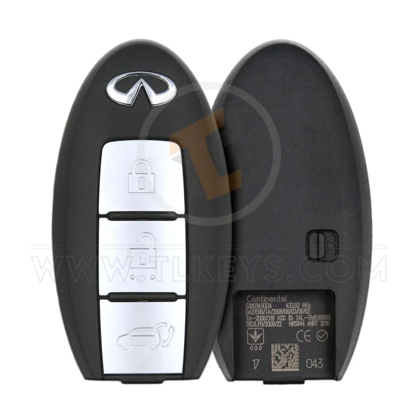 Genuine INFINITI QX70 FX Smart Proximity 2012 2018 P/N: 285E3 1CA0E Frequency 433MHz