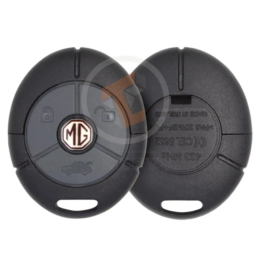 Véritable clé à distance MG ZS ZR 2003 2006 433 MHz 3 boutons clé à distance de type télécommande
