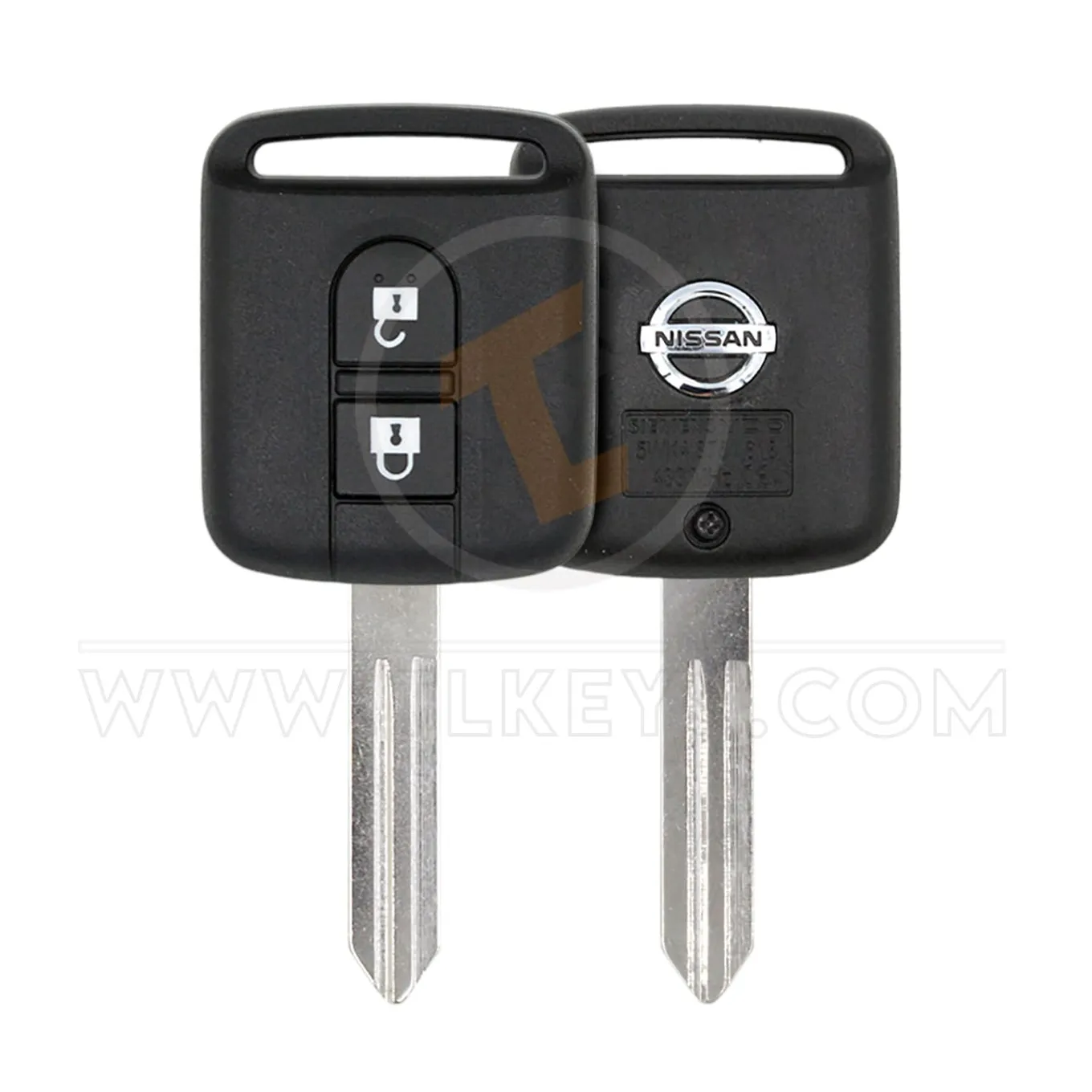 Genuine Nissan Pathfinder NV200 Head Key Remote 2003 2016 P/N: 28268 AX61A Remote Type Head Key Remote