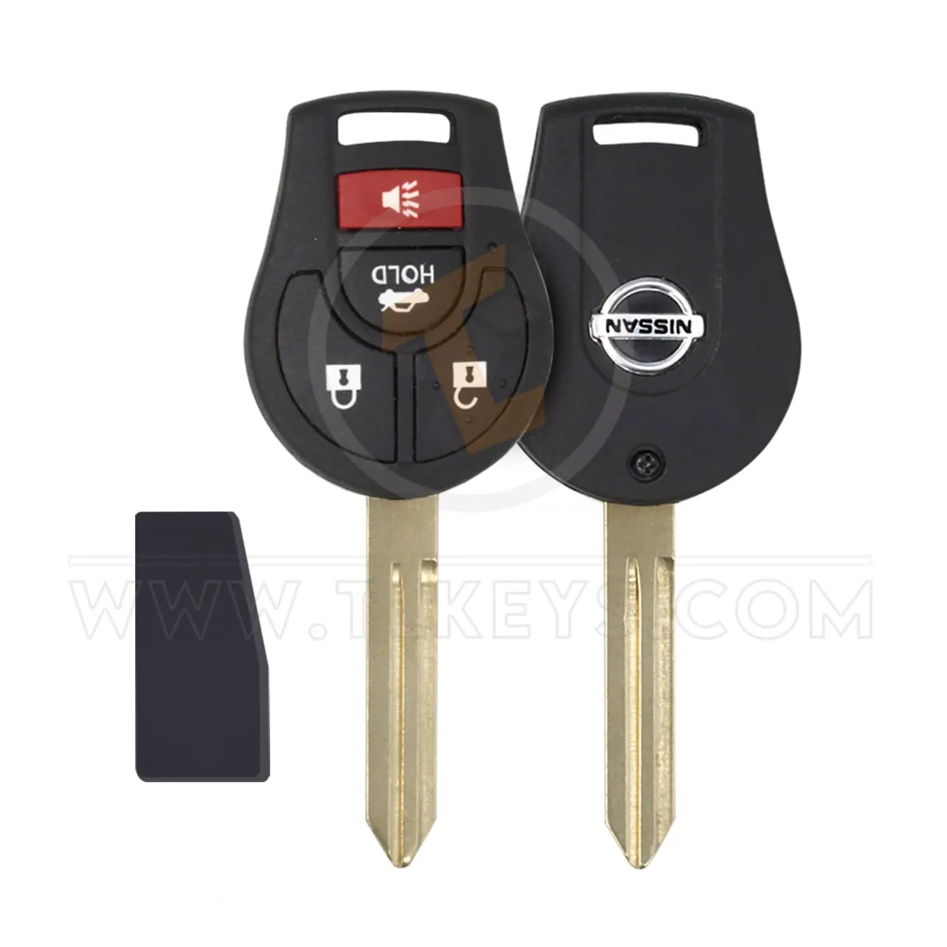 28268-3AA0E Original Nissan Head Key Remote Sunny